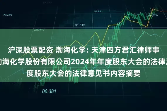沪深股票配资 渤海化学: 天津四方君汇律师事务所关于天津渤海化学股份有限公司2024年年度股东大会的法律意见书内容摘要