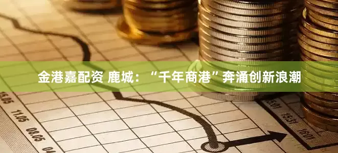 金港嘉配资 鹿城：“千年商港”奔涌创新浪潮